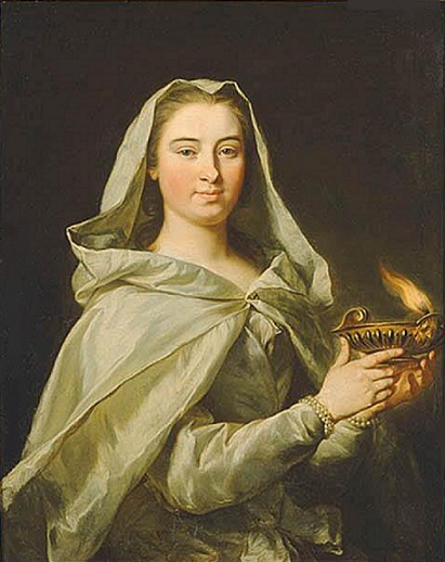 Portrait of Charlotta Sparre as a Vestal